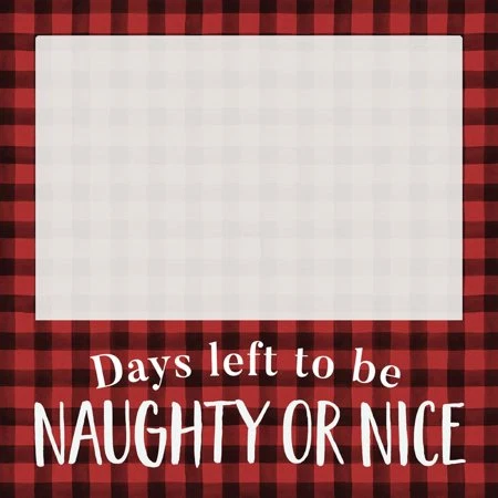 Prestigious NAUGHTY OR NICE CHALKBOARD Traditional