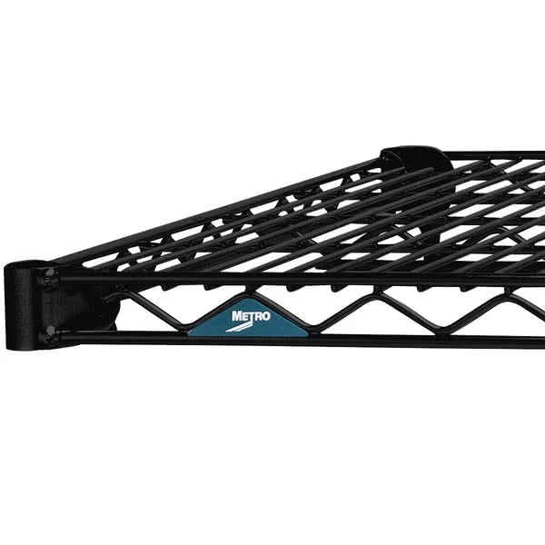 Lightweight 18 quot d Metro Super Erecta Wire Shelves – Black Fine