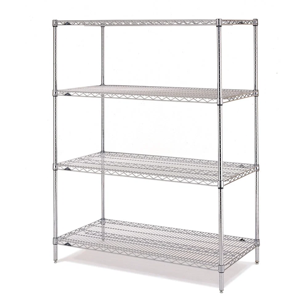 Specialty 21 quot d x 63 quot h – Metro Super Erecta Stainless Steel 4-Shelf Starter Units Elegant