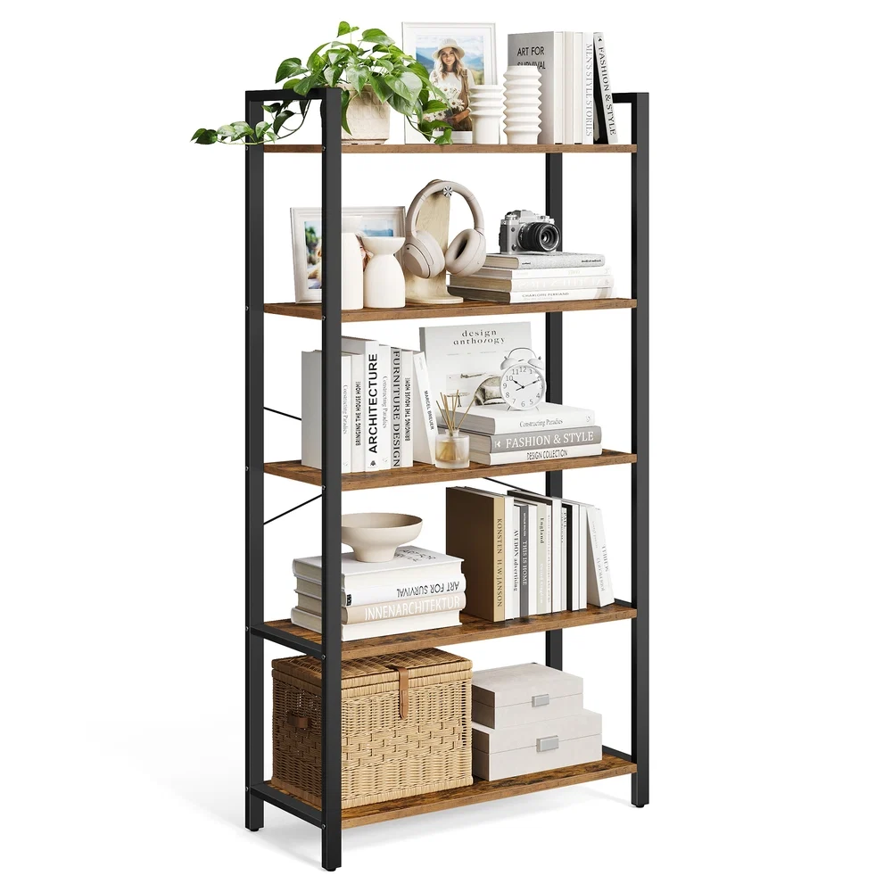 Exclusive VASAGLE 5-Tier Storage Rack with Steel Frame Clean