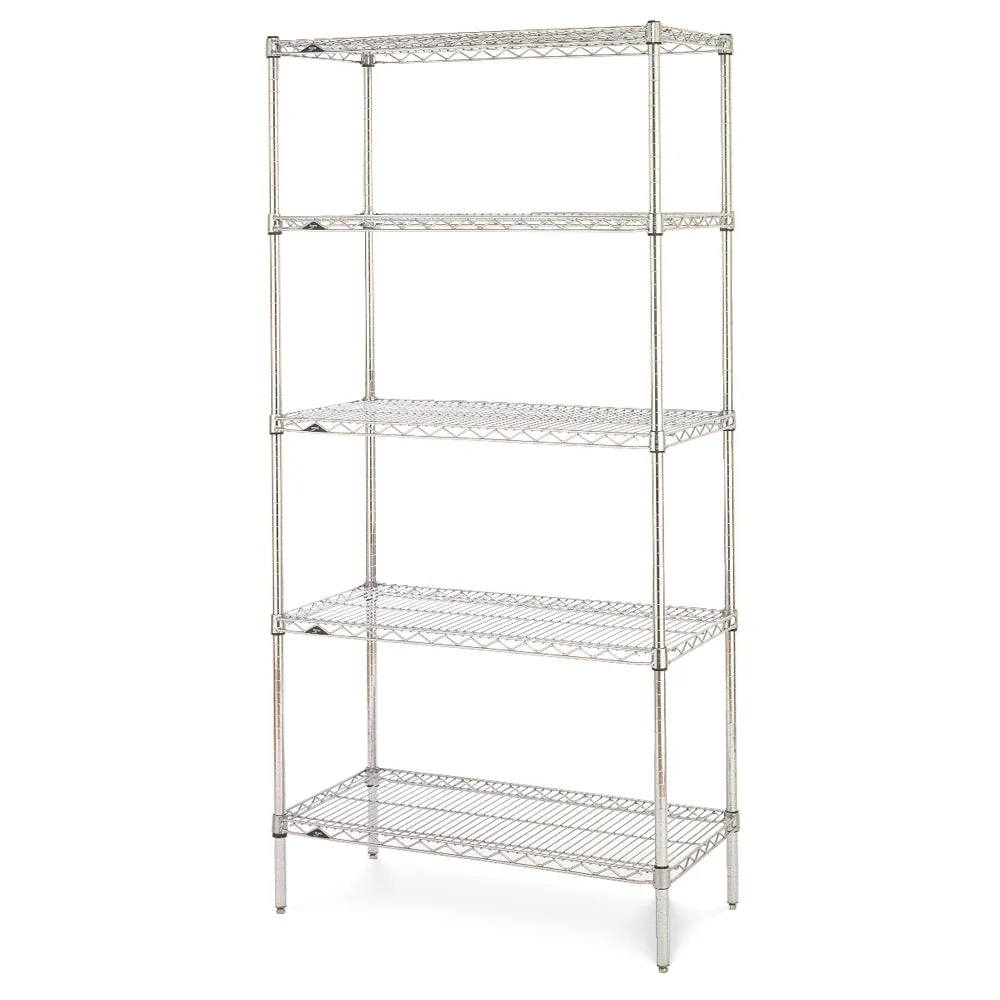 Responsible 24 quot d x 74 quot h – Metro Super Erecta Stainless Steel 5-Shelf Starter Units Comfortable