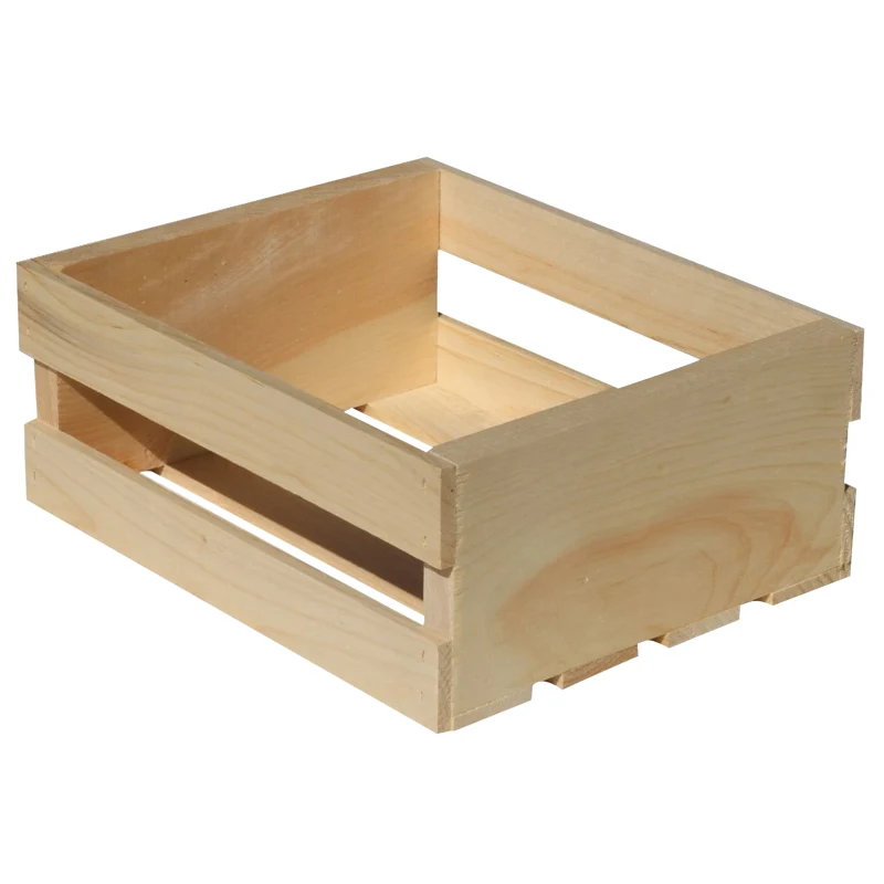 Trusted WOOD STORAGE CRATE SML Sustainable