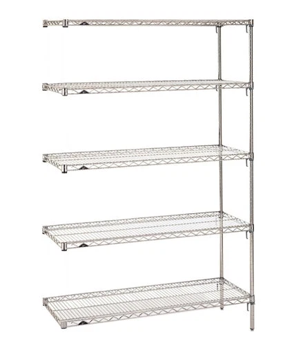 Excellent 18 quot d Metro Super Adjustable Wire 5-Shelf Add-On Units High-Performance