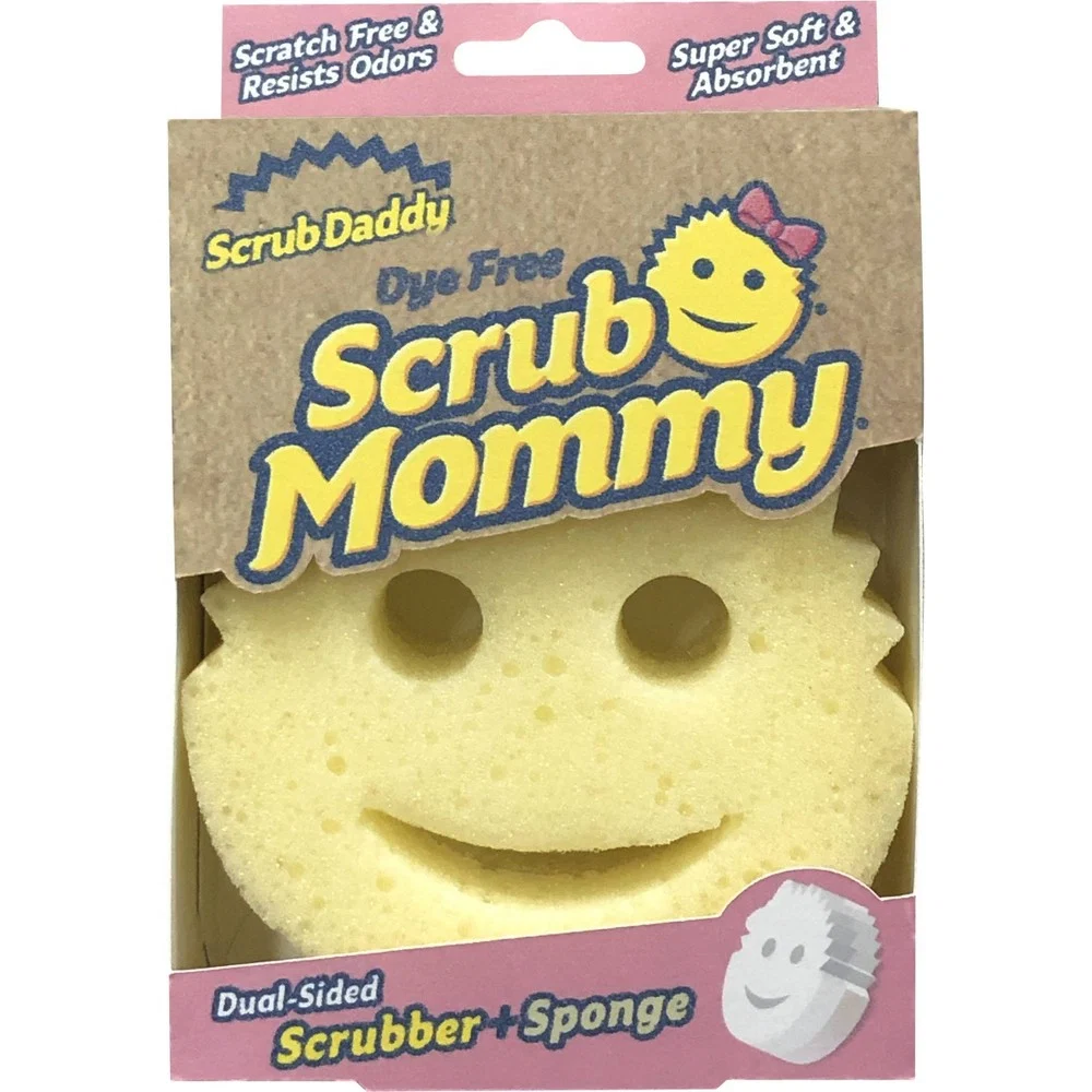 High-End SCRUB MOMMY SCRUBBER WHITE Sophisticated