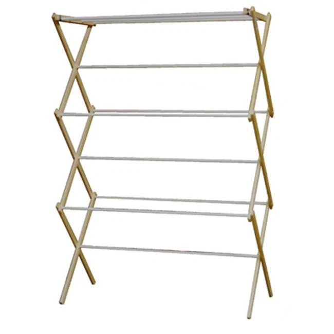 Stylish ACCORDIAN WOOD CLOTHES DRY RACK High-Performance