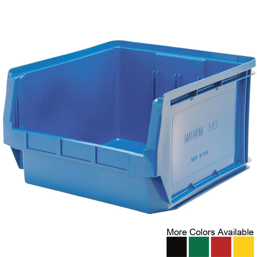 Fine 19-3 4 quot d x 18-3 8 quot w x 11-7 8 quot h Magnum Stacking Bins Soft