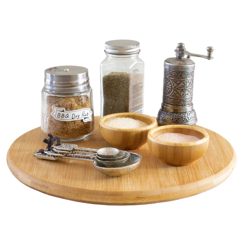 Soft BAMBOO LAZY SUSAN 10 quot Powerful