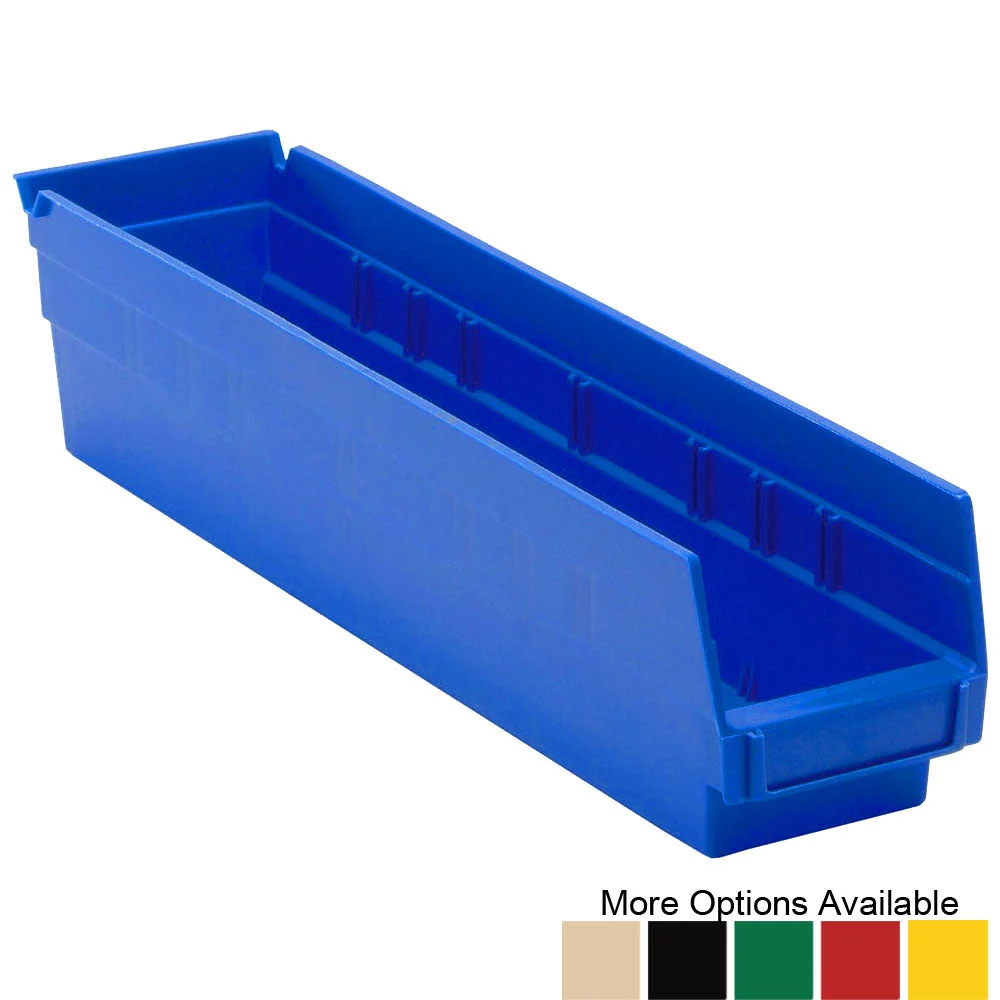 Environmentally Friendly 17-7 8 quot d x 4-1 8 quot w x 4 quot h Nesting Shelf Bins – 20 Pack Innovative