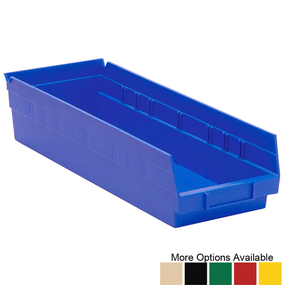Proven 17-7 8 quot d x 6-5 8 quot w x 4 quot h Nesting Shelf Bins – 20 Pack Safe