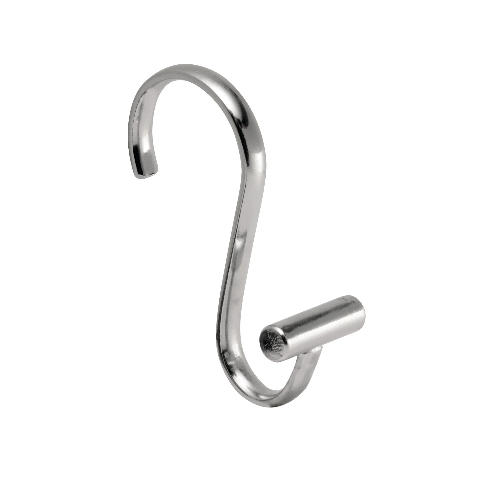 Unique SHOWER HOOKS T-BAR 12PK CHROME Modern