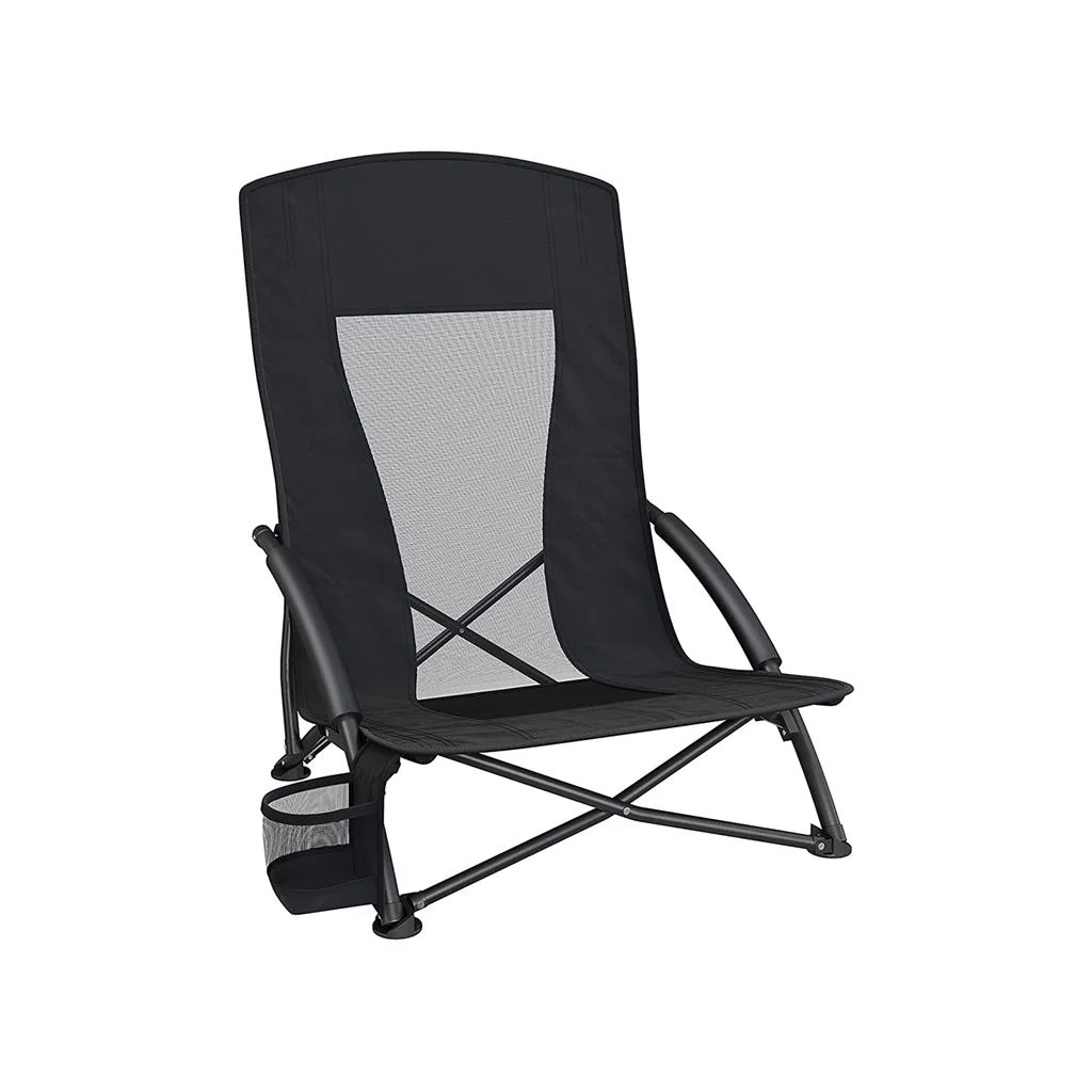 Traditional SONGMICS Portable Beach Chair with High Backrest Proven
