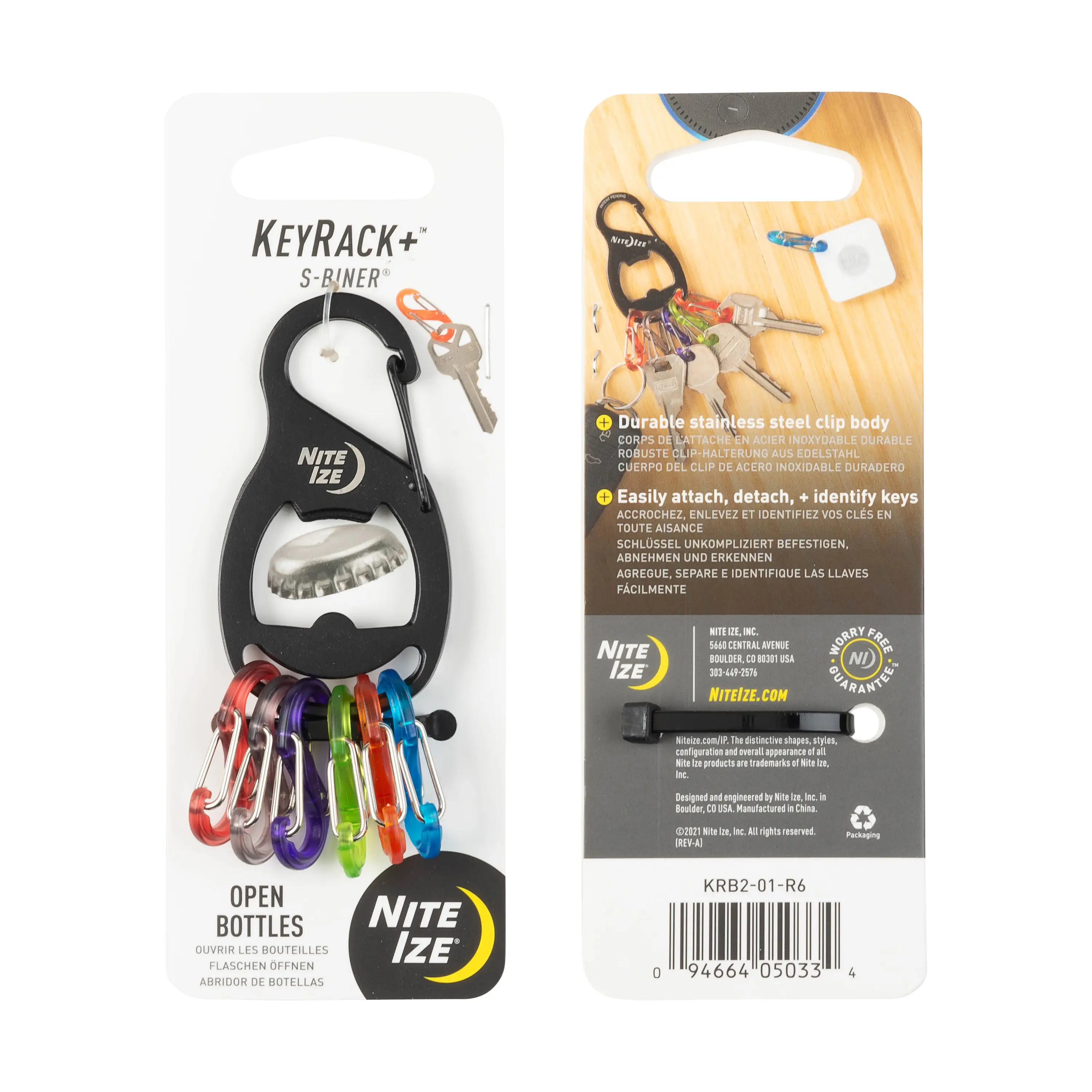 Elegant KEYRACK S-BINER BLK Innovative