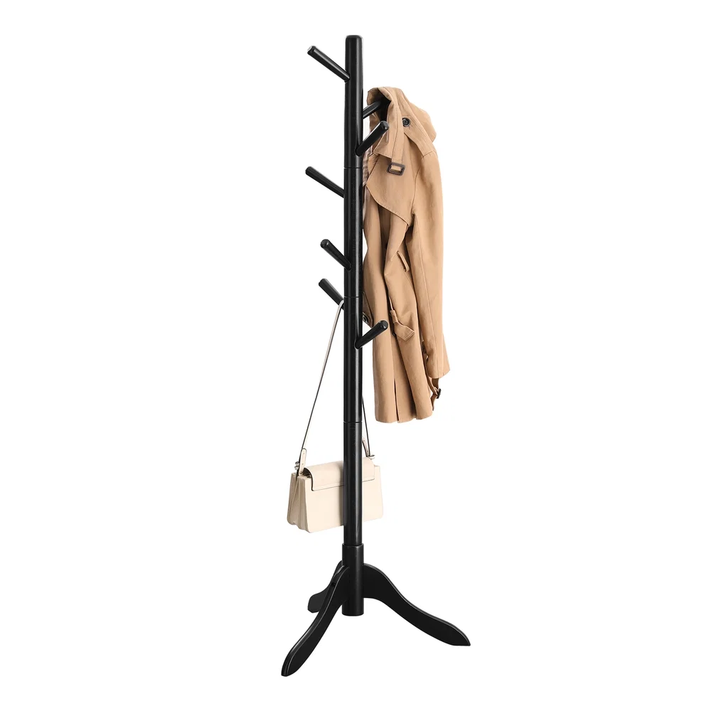 Clean VASAGLE Standing Tree-Shaped Coat Rack with Hooks Secure