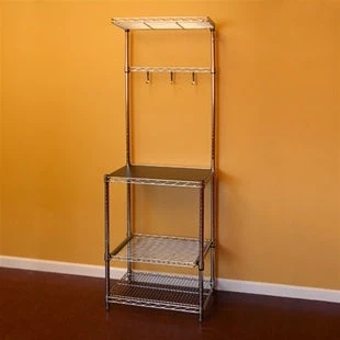 Refined Baker 39 s Rack with Sliding Shelf – 18 quot d x 24 quot w x 72 quot h Comfortable