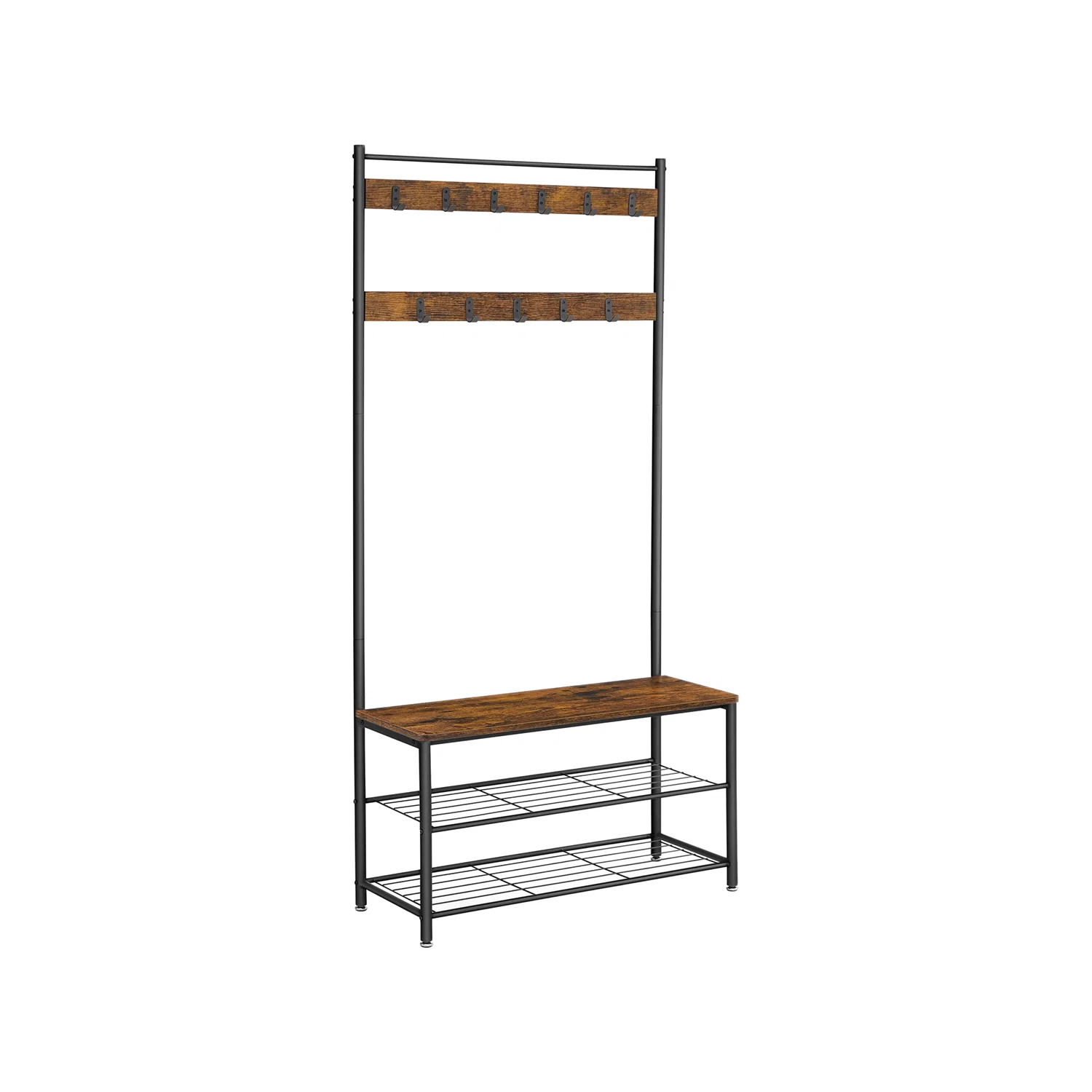 High-Performance VASAGLE Hall Tree with Shoe Storage Bench Modern