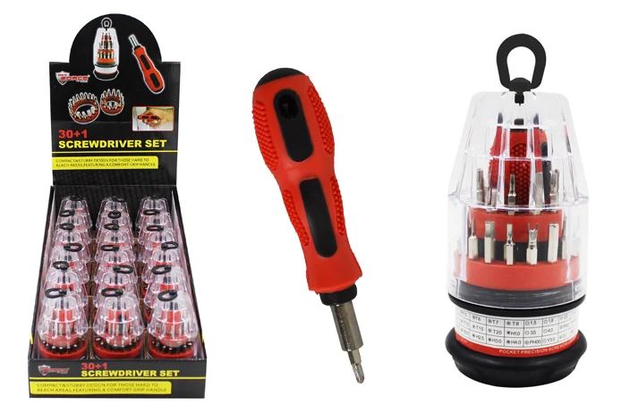 Functional 30 1 MINI SCREWDRIVER SET Smooth