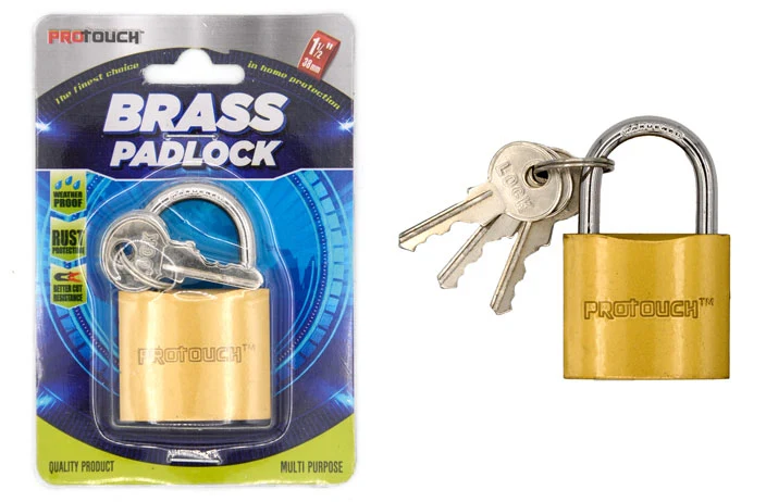 Efficient BRASS PADLOCK 1.5 quot Versatile