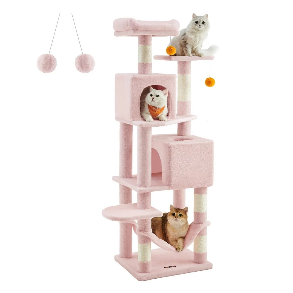 Unique Feandrea 75.2-Inch Multi-Level Cat Tree Dependable