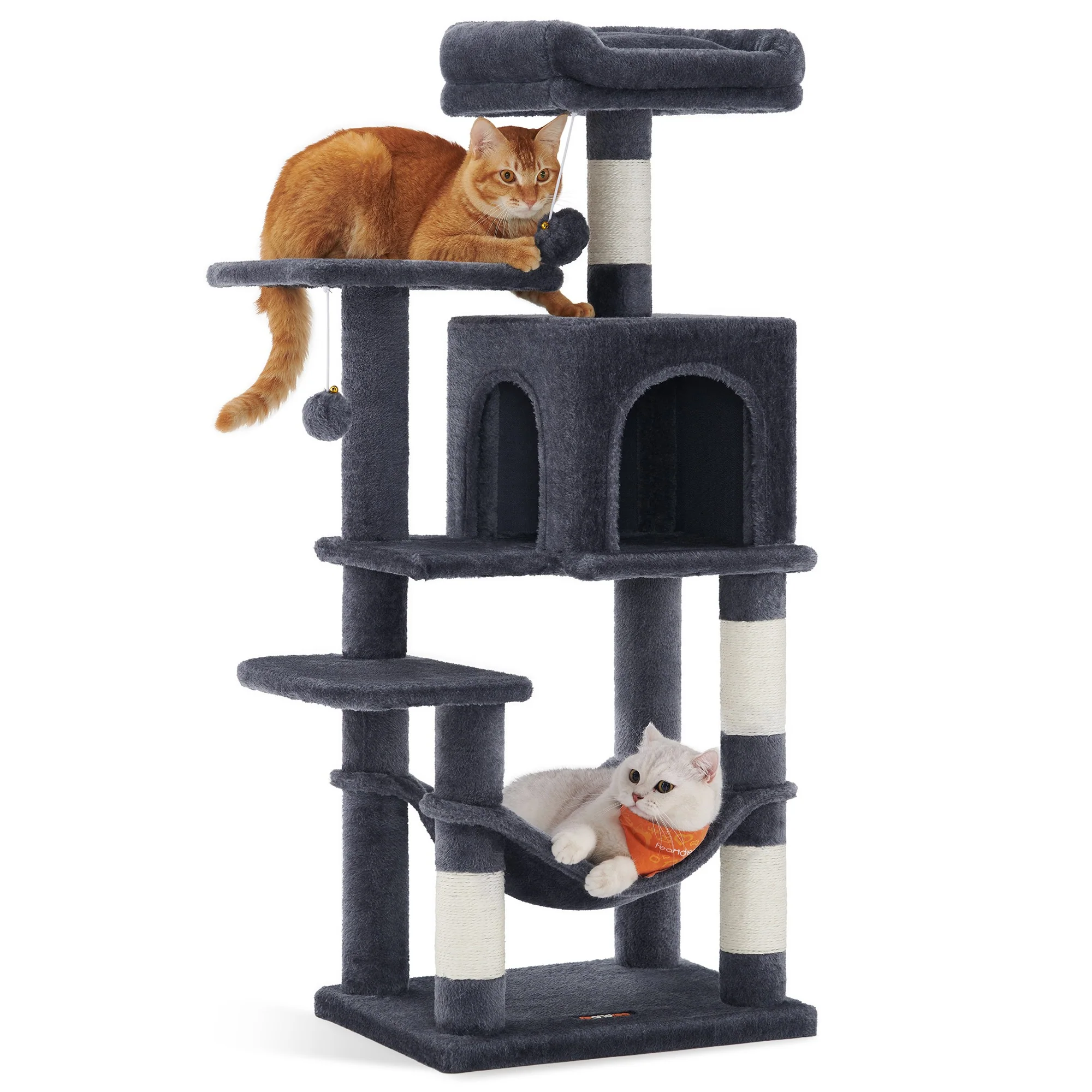 Sophisticated Feandrea 44.1-Inch Multi-Level Cat Tree High-Quality