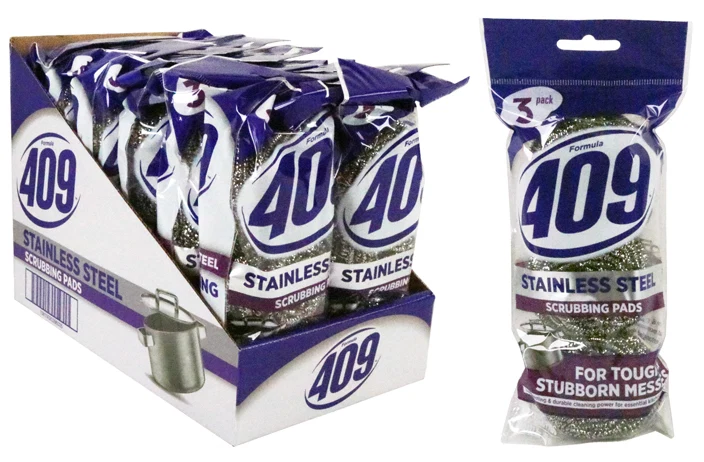 High-Performance 409 S S SCRUB PAD 3PK Optimized