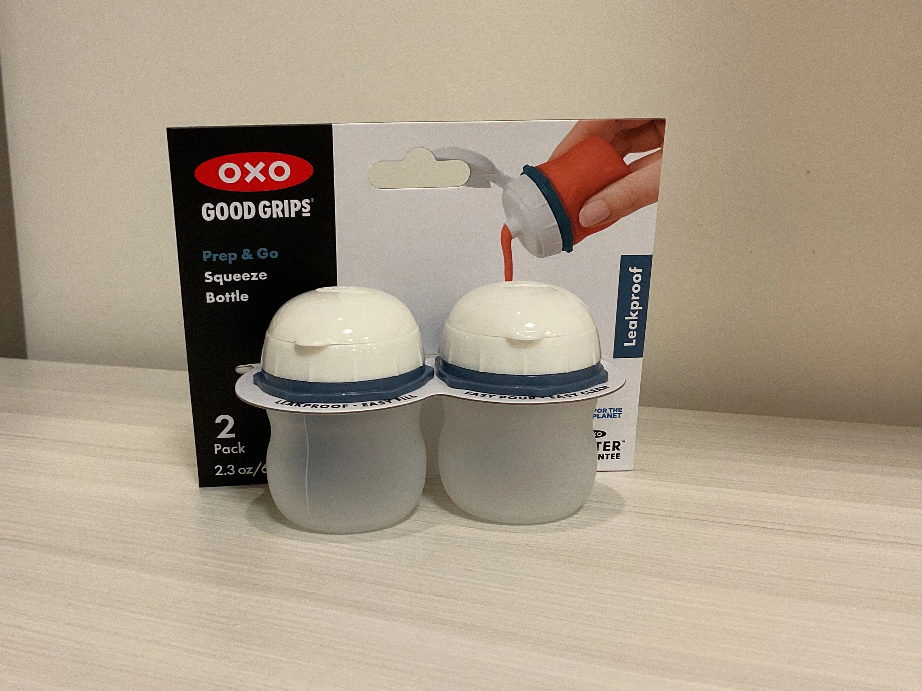 Traditional OXO GG PREP N GO SQZ BOTTLE 2PK Recyclable