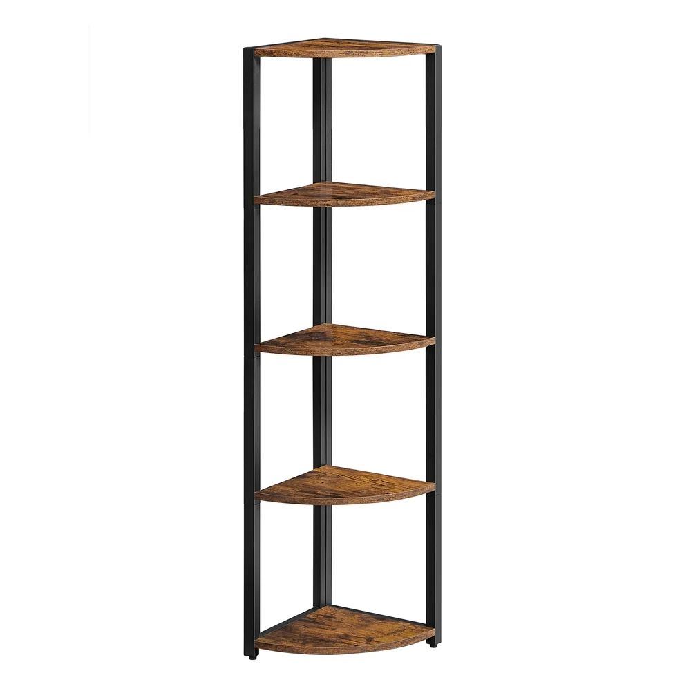 Reusable VASAGLE 5 Tier Corner Shelf Consistent