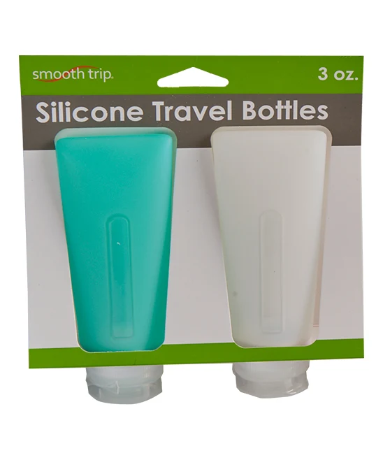 Pure SILICONE TRVL BTLS 3OZ SET TEAL Premium