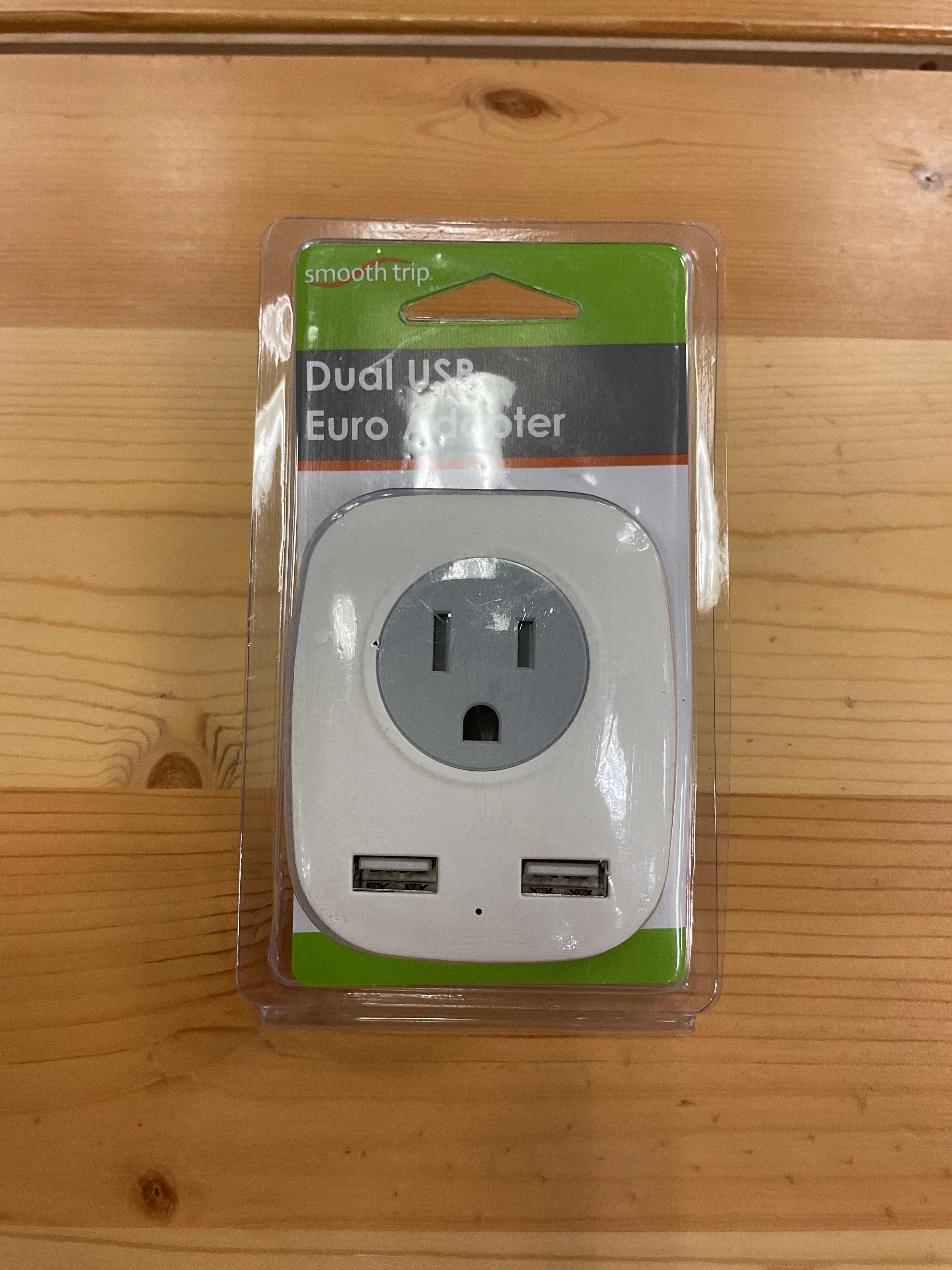 Detailed DUAL USB EURO ADAPTER Elegant