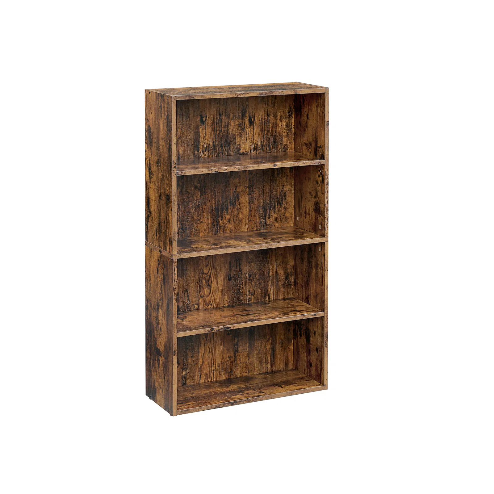 Flexible VASAGLE 4-Tier Open Bookcase with Adjustable Storage Shelves Trendy