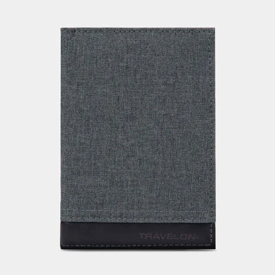 First-Class RFID PASSPORT CASE SLATE Long-Lasting