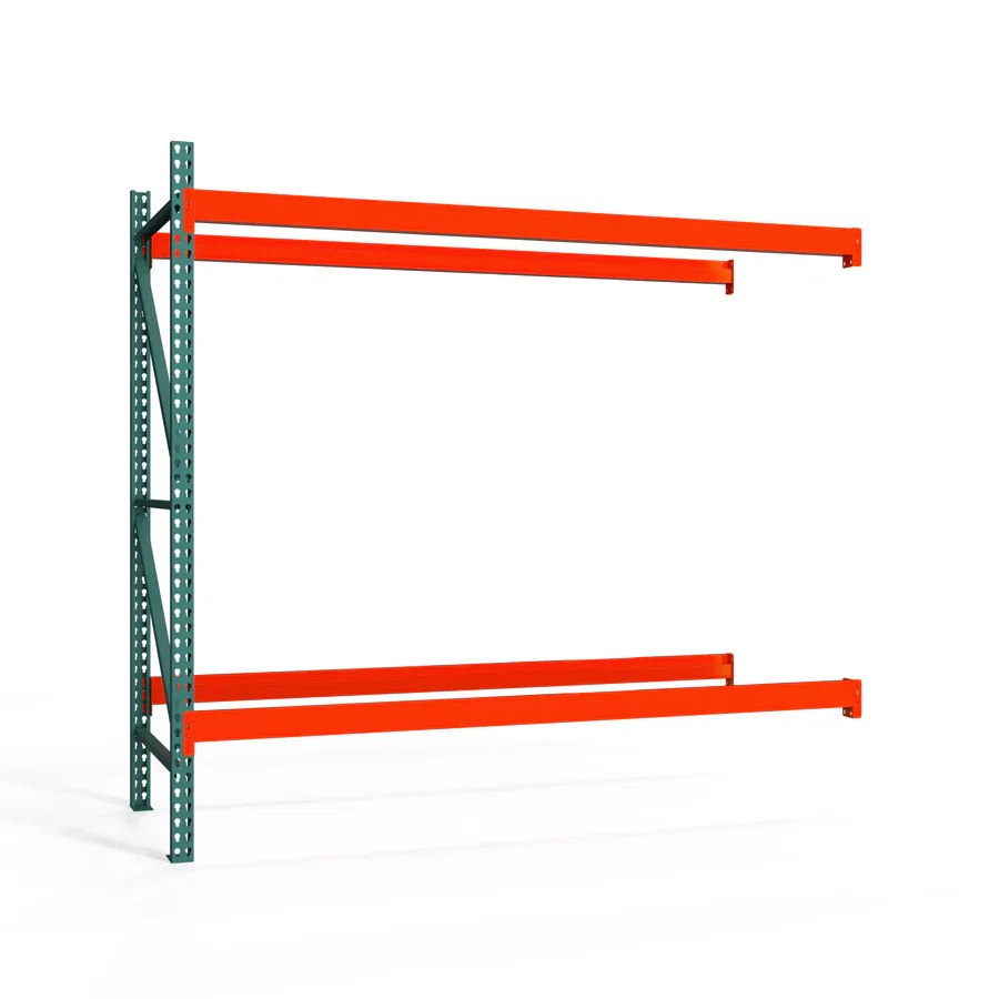World-Class 2-Tier Teardrop Pallet Rack Add-On Units – 42 quot d x 96 quot h Classic