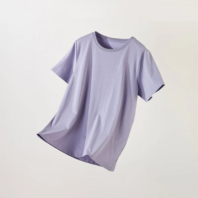 Natural WOMEN MODAL COTTON UNECK SHORT PU L Healthy