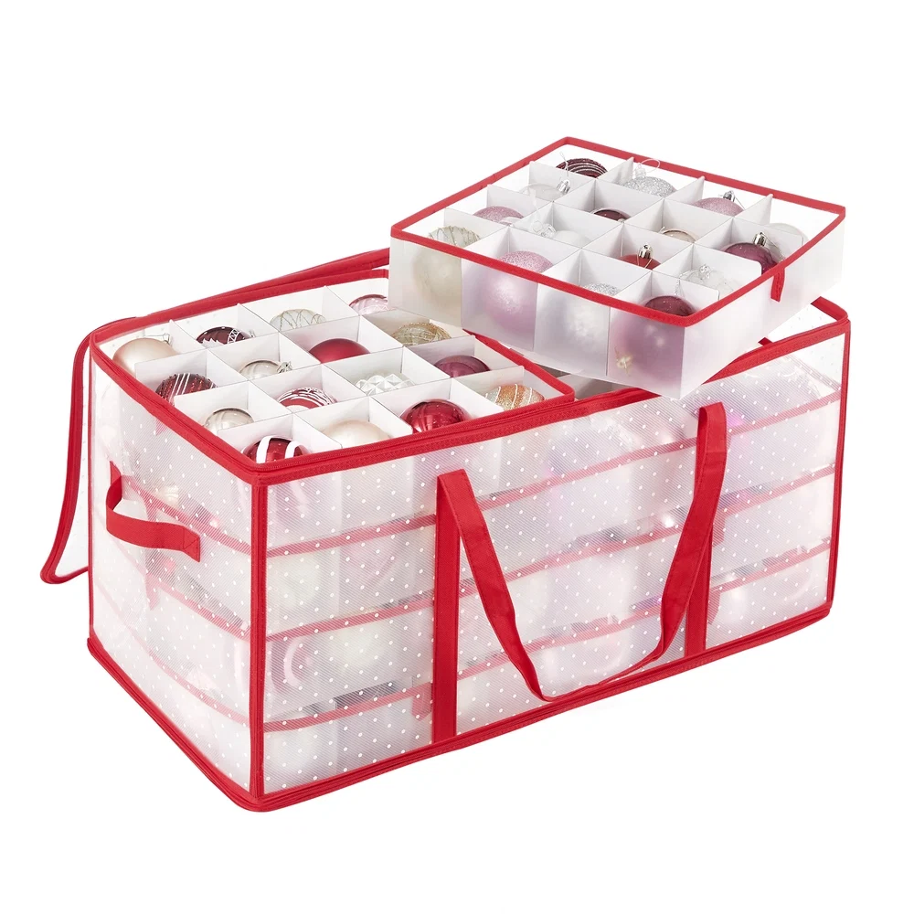 Smart SONGMICS Large Plastic Christmas Storage Container with Lid High-Quality