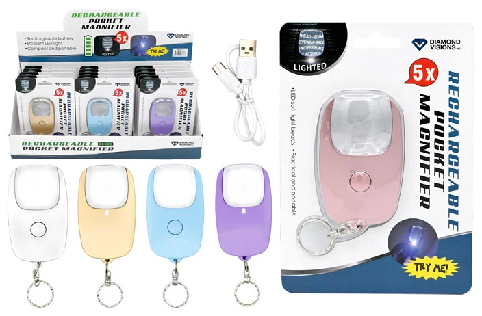 Organic RECHARGEABLE POCKET MAGNIFIER Reliable