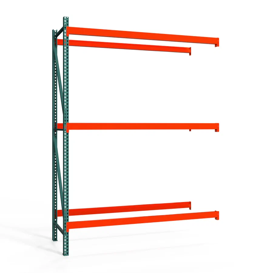 Stylish 3-Tier Teardrop Pallet Rack Add-On Units – Standard Duty – 42 quot d x 144 quot h Optimized