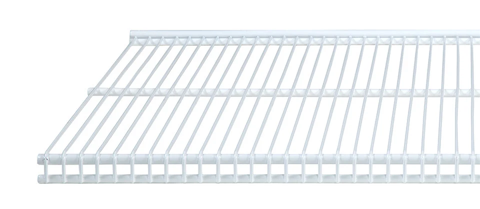Exceptional 24 quot x12 quot VENTILATED SHELF WHITE Lightweight