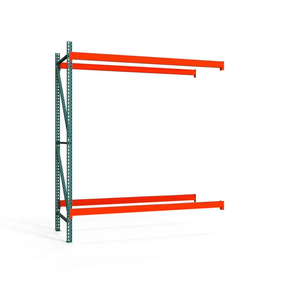 High-Grade 2-Tier Teardrop Pallet Rack Add-On Units – 48 quot d x 120 quot h Powerful