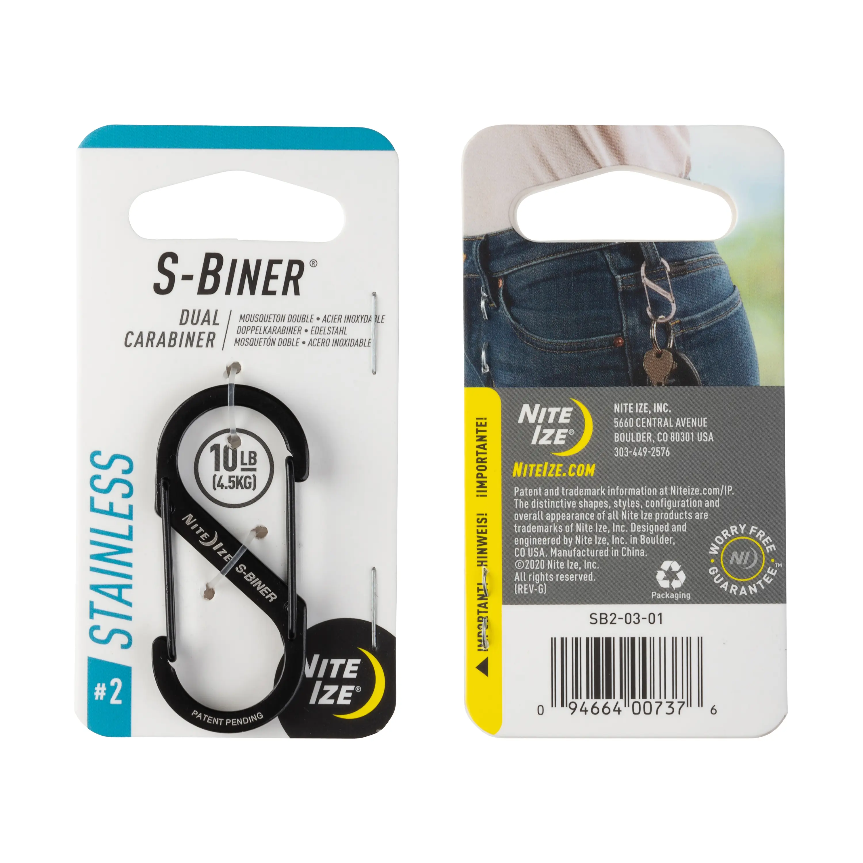 High-Grade S-BINER 2 BLACK World-Class