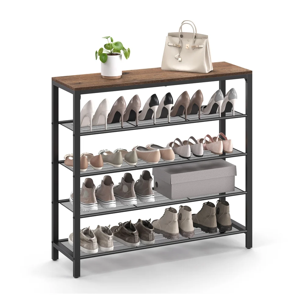 First-Class VASAGLE 5-Tier Shoe Rack Storage Organizer Organic