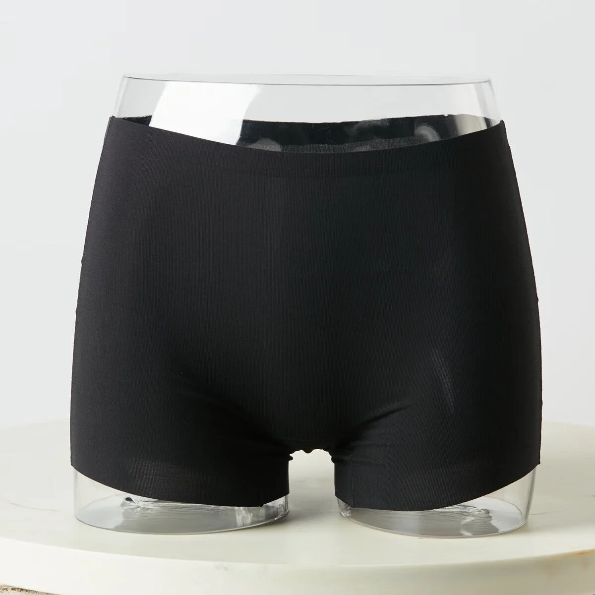 Traditional WOMEN MODAL SEAMLESS BOXER BK XXL Premium