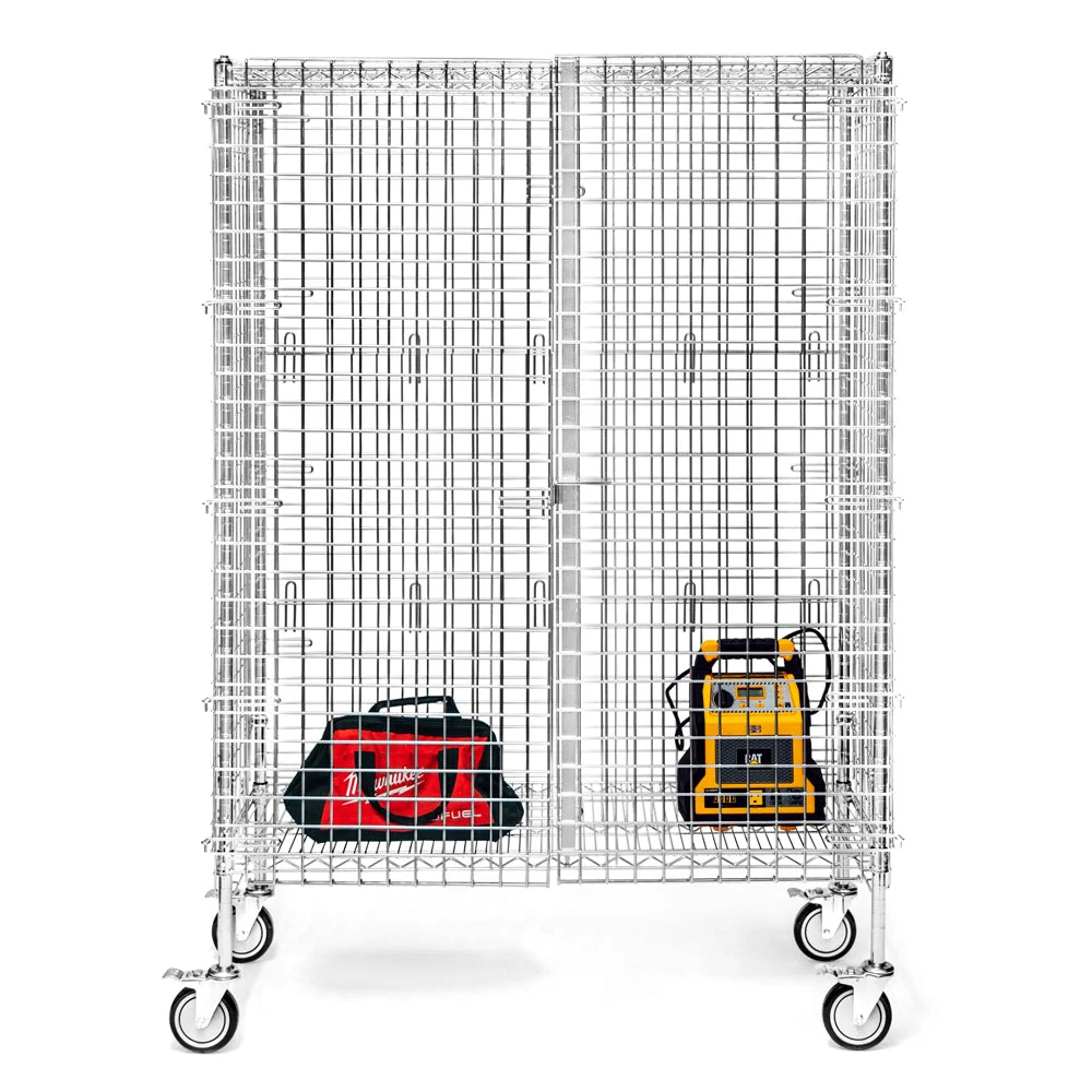 Selected 18 quot d Chrome Wire Security Carts Comfortable