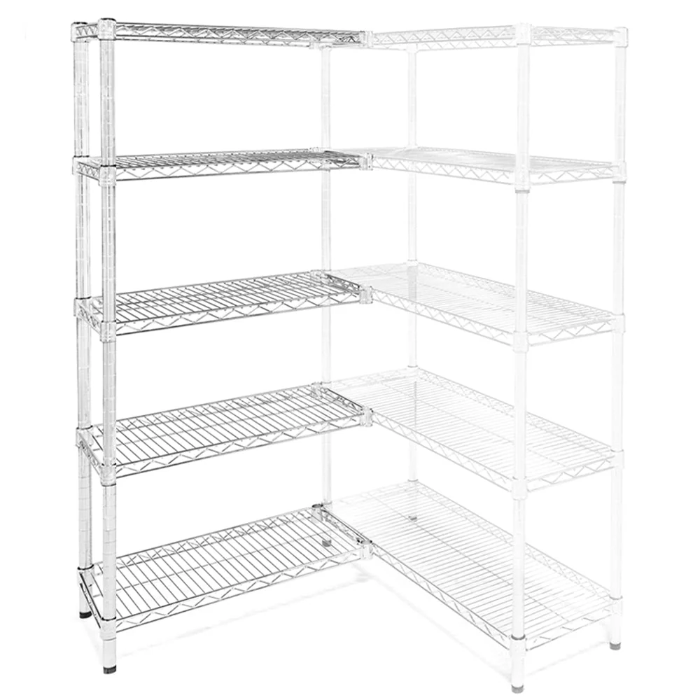 Traditional 18 quot d x 24 quot w Wire Shelving Add-Ons w 5 Shelves Certified