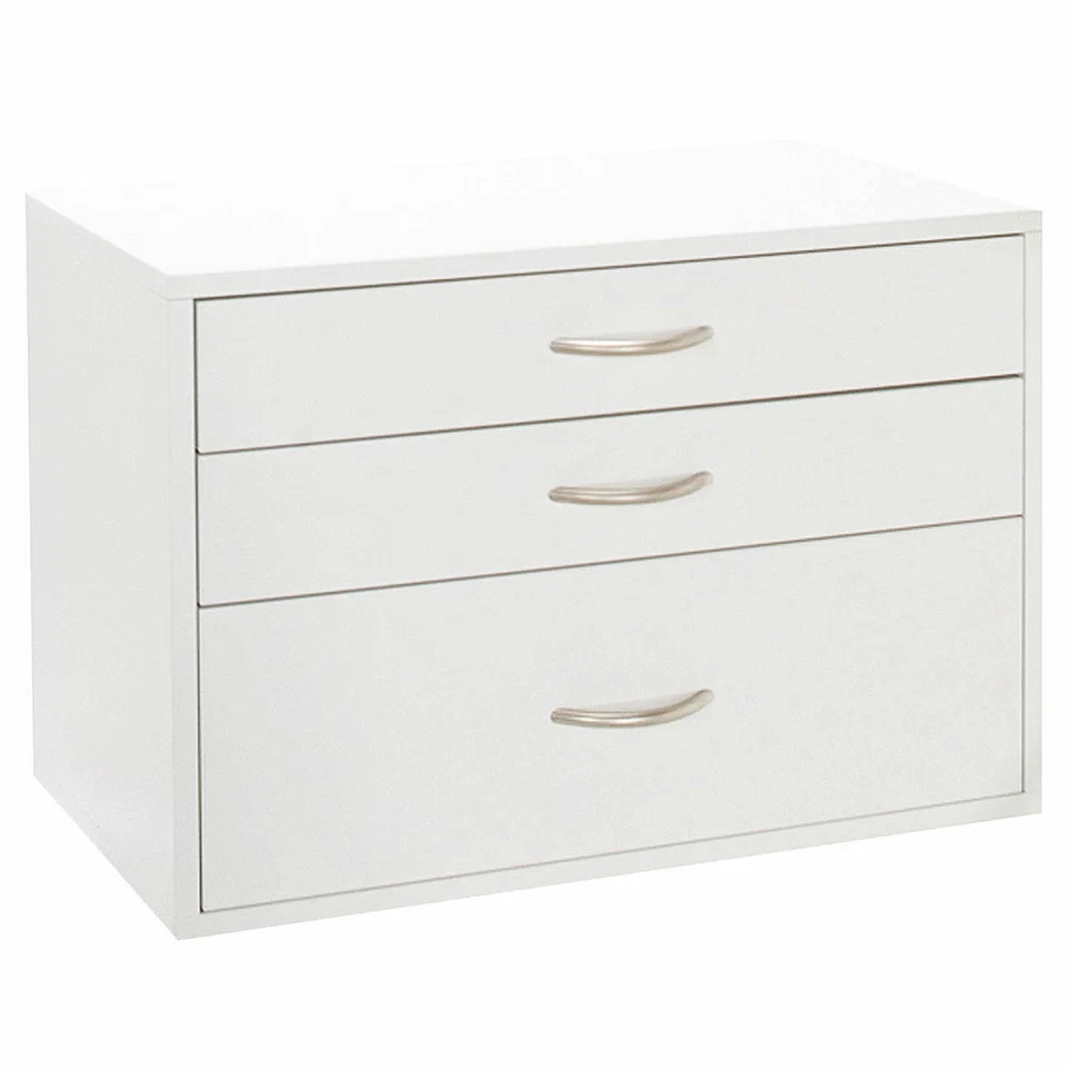 Verified BIG OBOX 3 DRAWER WHITE Enhanced