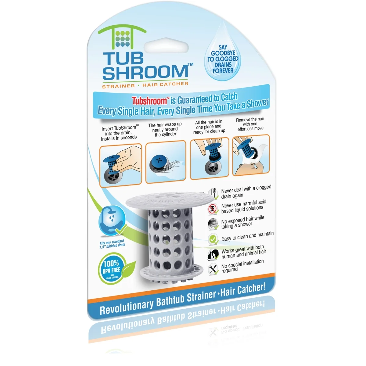 Reusable TUBSHROOM GRAY Smart