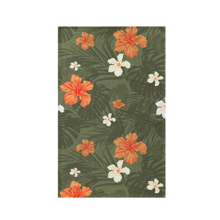 Classic RHB HIBISCUS BLOOM DISH TOWEL Sophisticated