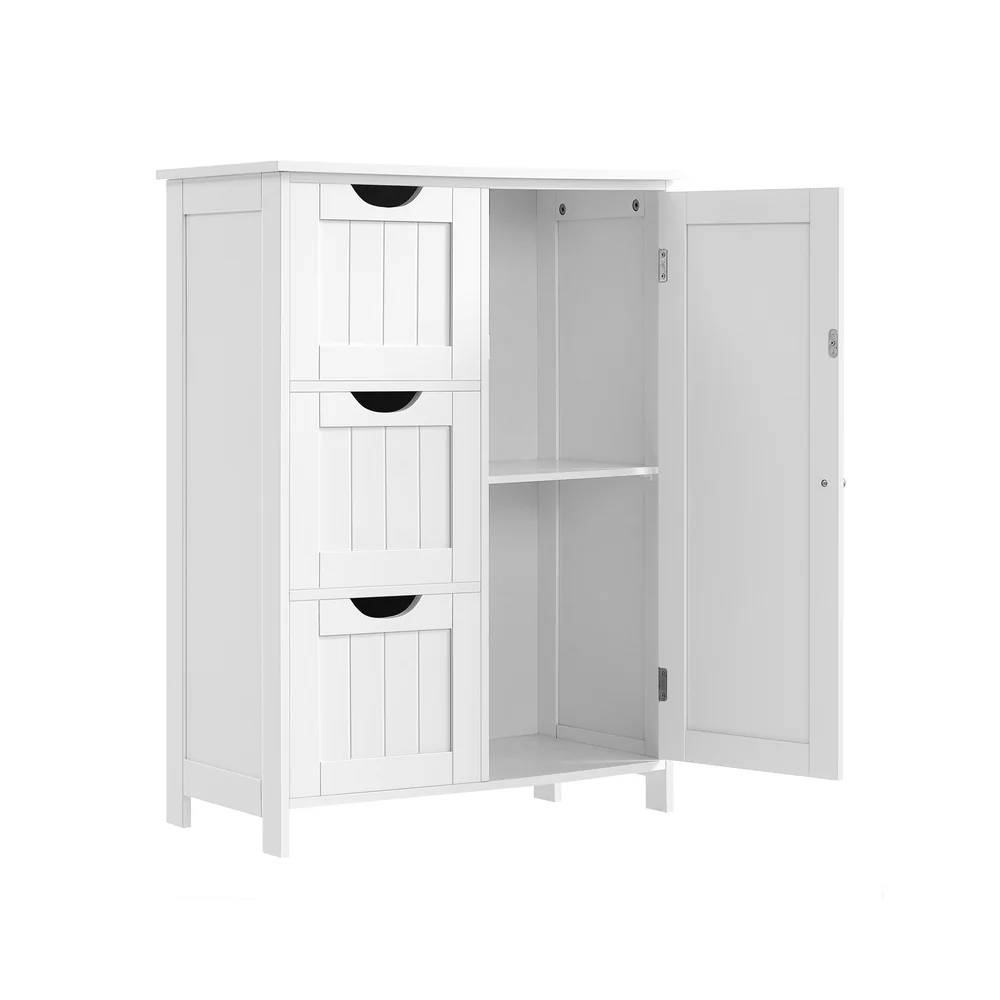 Exclusive VASAGLE Bathroom Storage Cabinet with 3 Large Drawers Exceptional