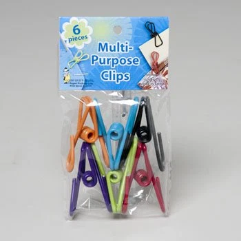Efficient MULTI-PURPOSE CLIPS 6PK Prestigious