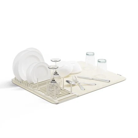 Modern UDRY PEG DISH RACK MAT LINEN Solid