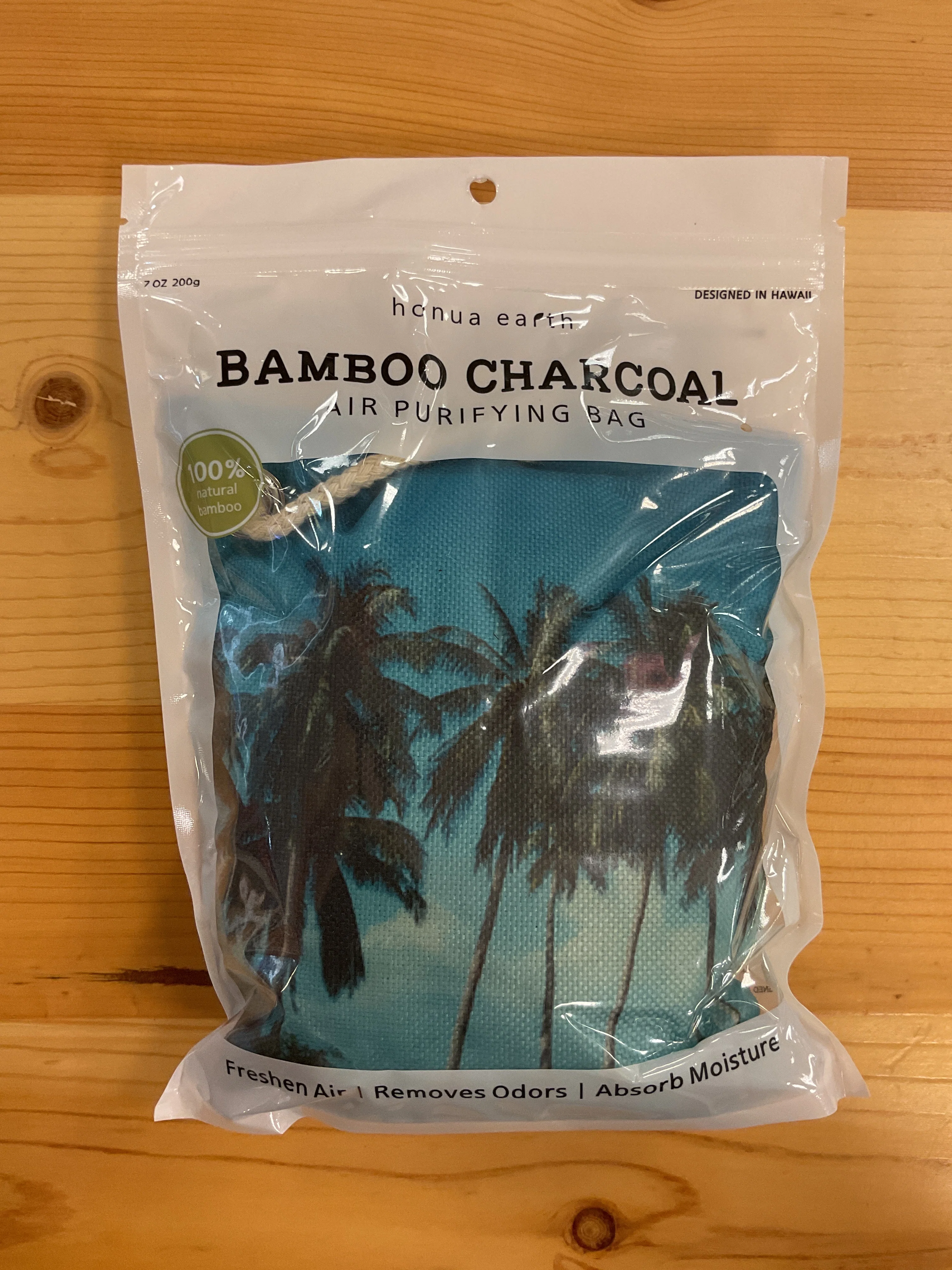 User-Friendly BAMBOO CHARCOAL BLUE PALM TREE Minimalist