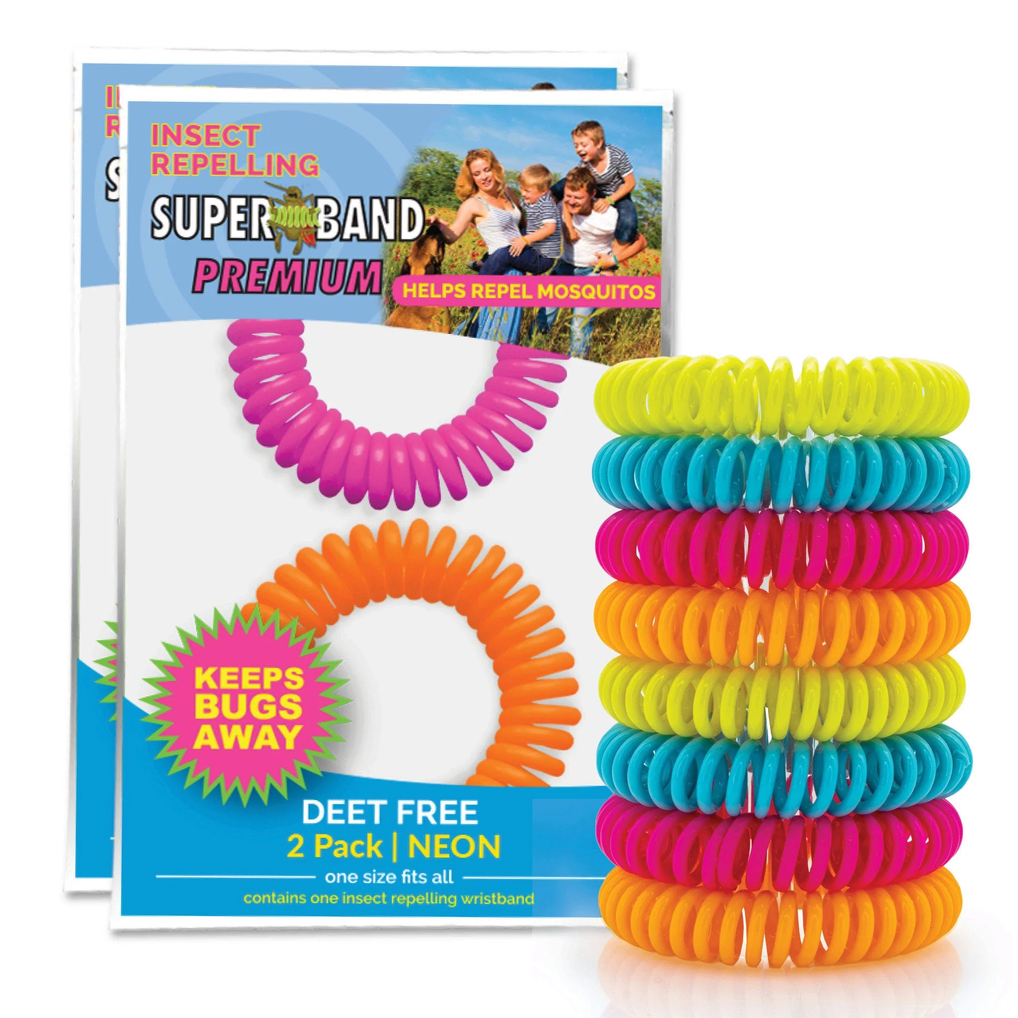 Environmentally Friendly INSECT REPELLANT BANDS 2 PK Smart